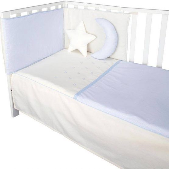 Colcha y Protector Andu Modin Poniente Azul