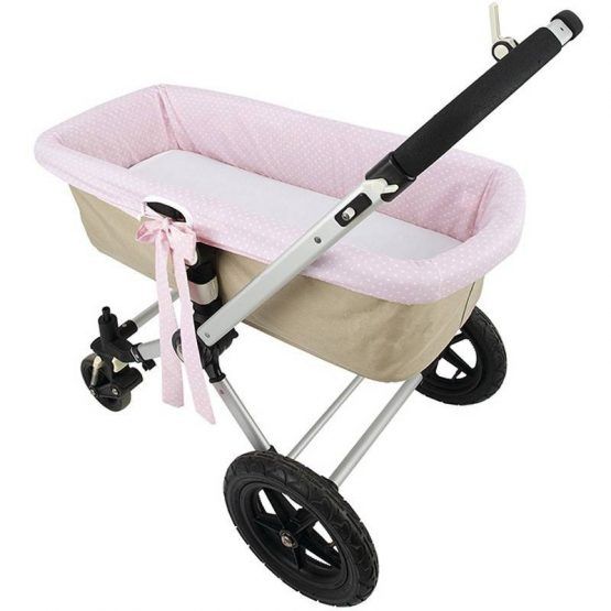 Funda Interior Capazo Topos Gris Andu Modin