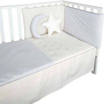 Colcha y Protector Andu Modin Poniente Gris