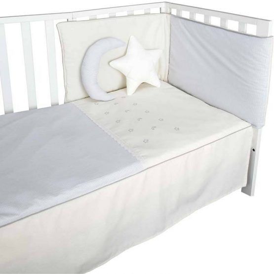 Colcha y Protector Andu Modin Poniente Gris