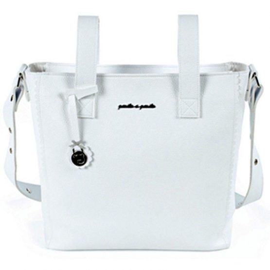 Bolso Panera Cochecito Total White de Pasito A Pasito