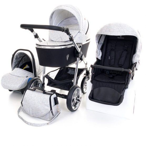 Cochecito SIlver 3 In 1 Spark de Venicci