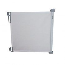 Barrera de Puerta Retractil Blanco y Titanio de Olmitos