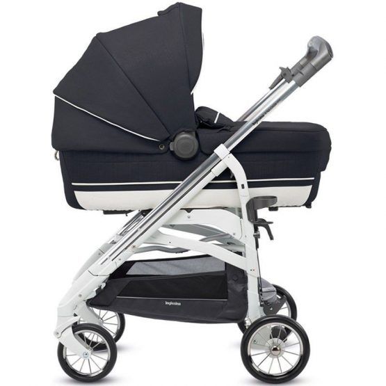Cochecito Inglesina Trio Quattro Trilogy Plus Chasis Blanco y Cromado