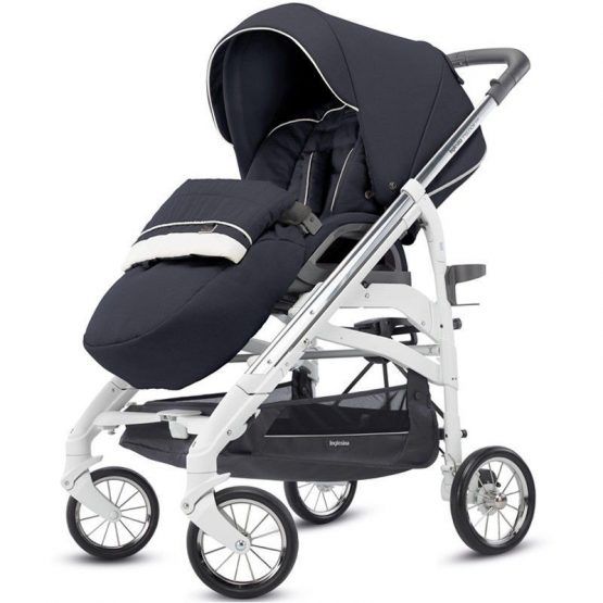 Cochecito Inglesina Trio Quattro Trilogy Plus Chasis Blanco y Cromado