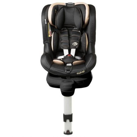 Silla Auto Ms Swivel grupos 0 y 1 negro y marron