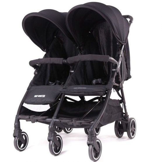 Silla De Paseo Gemelar Baby Monster Kuki Twin Con Pack Color