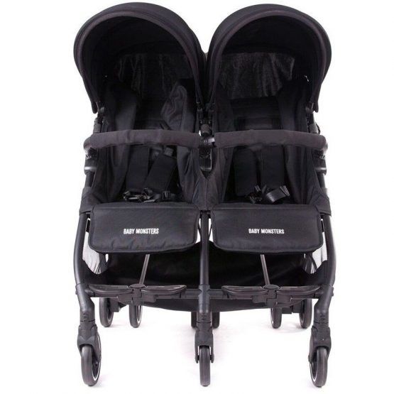 Silla De Paseo Gemelar Baby Monster Kuki Twin Con Pack Color