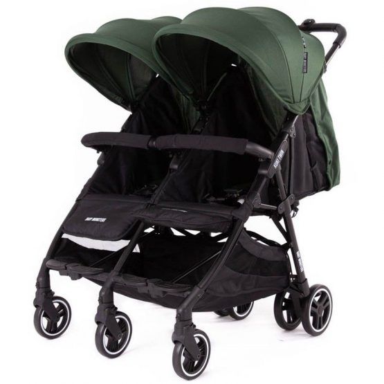 Silla De Paseo Gemelar Baby Monster Kuki Twin Con Pack Color