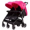 Silla De Paseo Gemelar Baby Monster Kuki Twin Con Pack Color