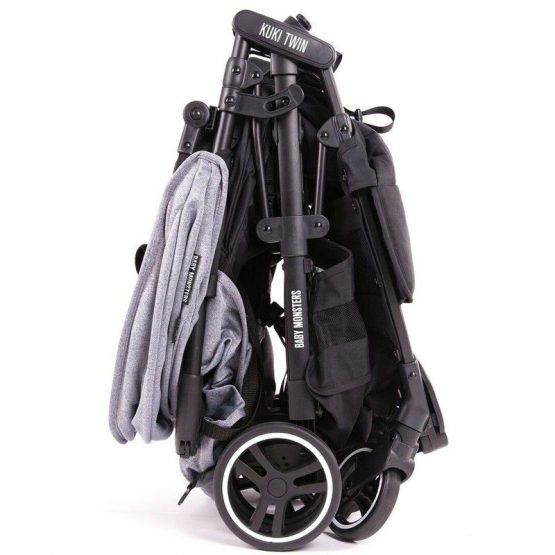 Silla De Paseo Gemelar Baby Monster Kuki Twin Con Pack Color