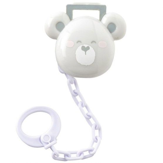 Protege Chupete Con Cadena Saro Happy Teddy