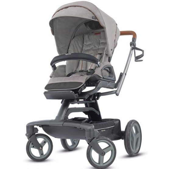 Cochecito Inglesina Trio Quattro Quad Negro Derby Grey Titanio