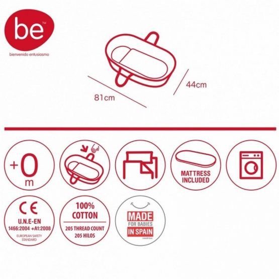 Capazo Palma Cambrass Acolchado Dots