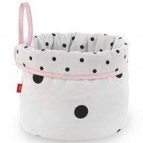 Cesta Saco Redonda Be Dots Rosa de Cambrass