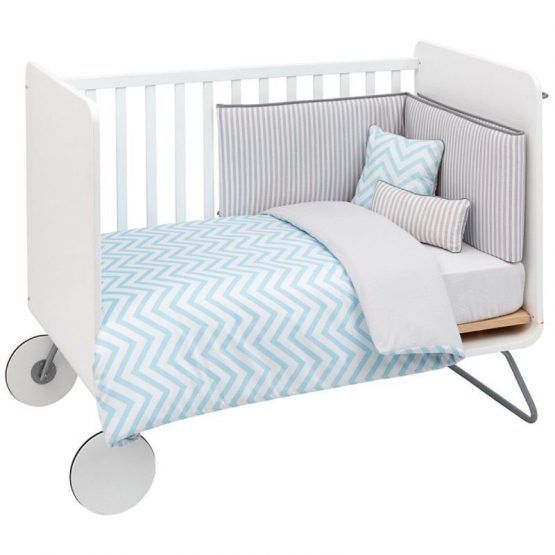 Edredon Y Protector Be Zigzag 60×120 de Cambrass