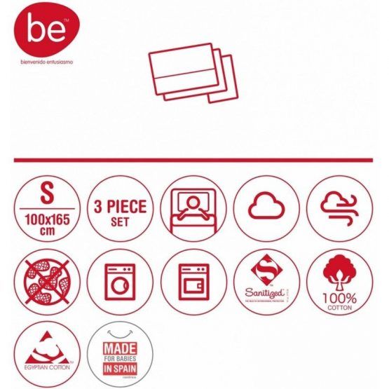 Sabana de Cuna Cambrass Be Rain 60