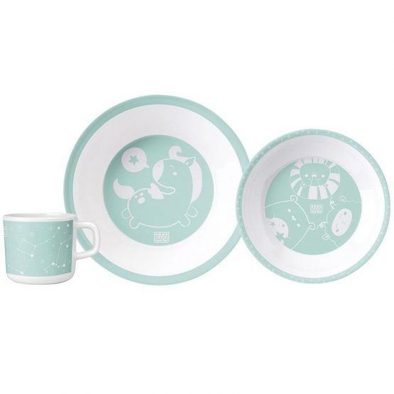 Vajilla 3 Piezas Galaxy Friends 5000 de Saro