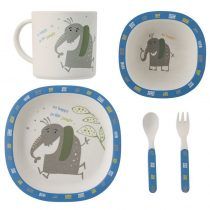 Vajilla Bambu Cinco Piezas Nature de Saro