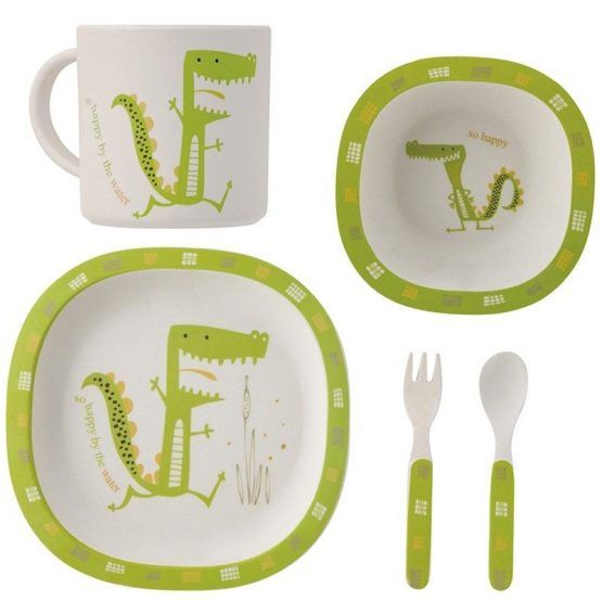 Vajilla Saro Bambu Cinco Piezas Nature