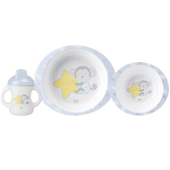 Vajilla 3 Piezas Micro Monkey Party de Saro