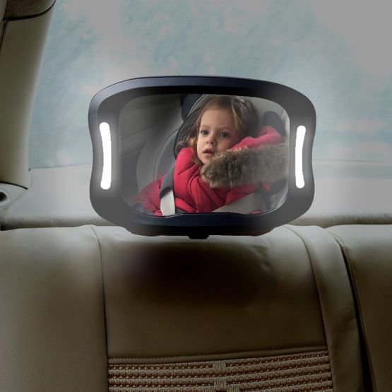 Espejo Retrovisor Universal Baby Monster C-You Con Luz