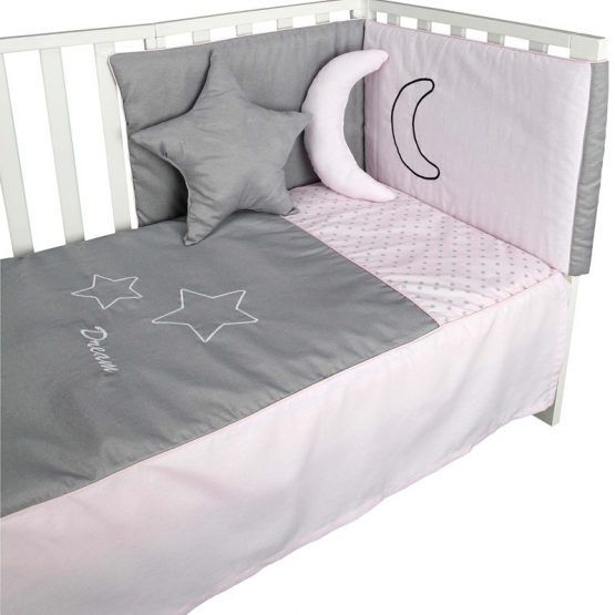 Colcha y Protector Cuna Andu Modin Fabia