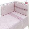 Edredon y Protector Cuna Cambrass Stela Rosa