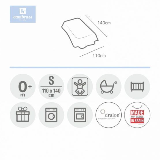Manta Para Cuna Cambras Raschel