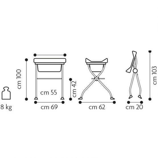 Bañera Bebe Brevi Lindo