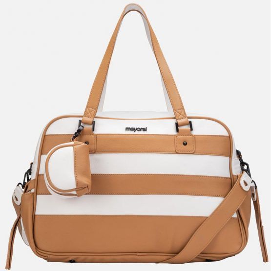 Bolso Canastilla Mayoral Rayas Con Portachupete