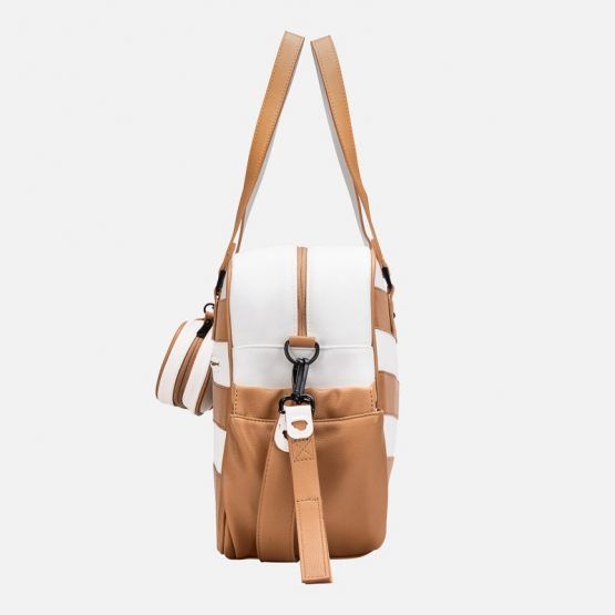 Bolso Canastilla Mayoral Rayas Con Portachupete