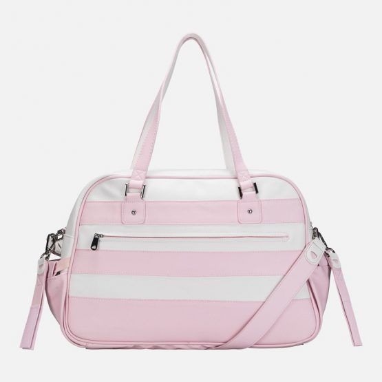 Bolso Canastilla Mayoral Rayas Con Portachupete