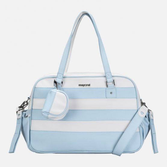 Bolso Canastilla Mayoral Rayas Con Portachupete