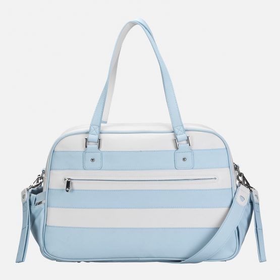 Bolso Canastilla Mayoral Rayas Con Portachupete